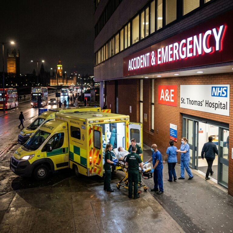 A&E Waiting Times Hit Record High as London Hospitals Struggle With Surge in Accident Admissions